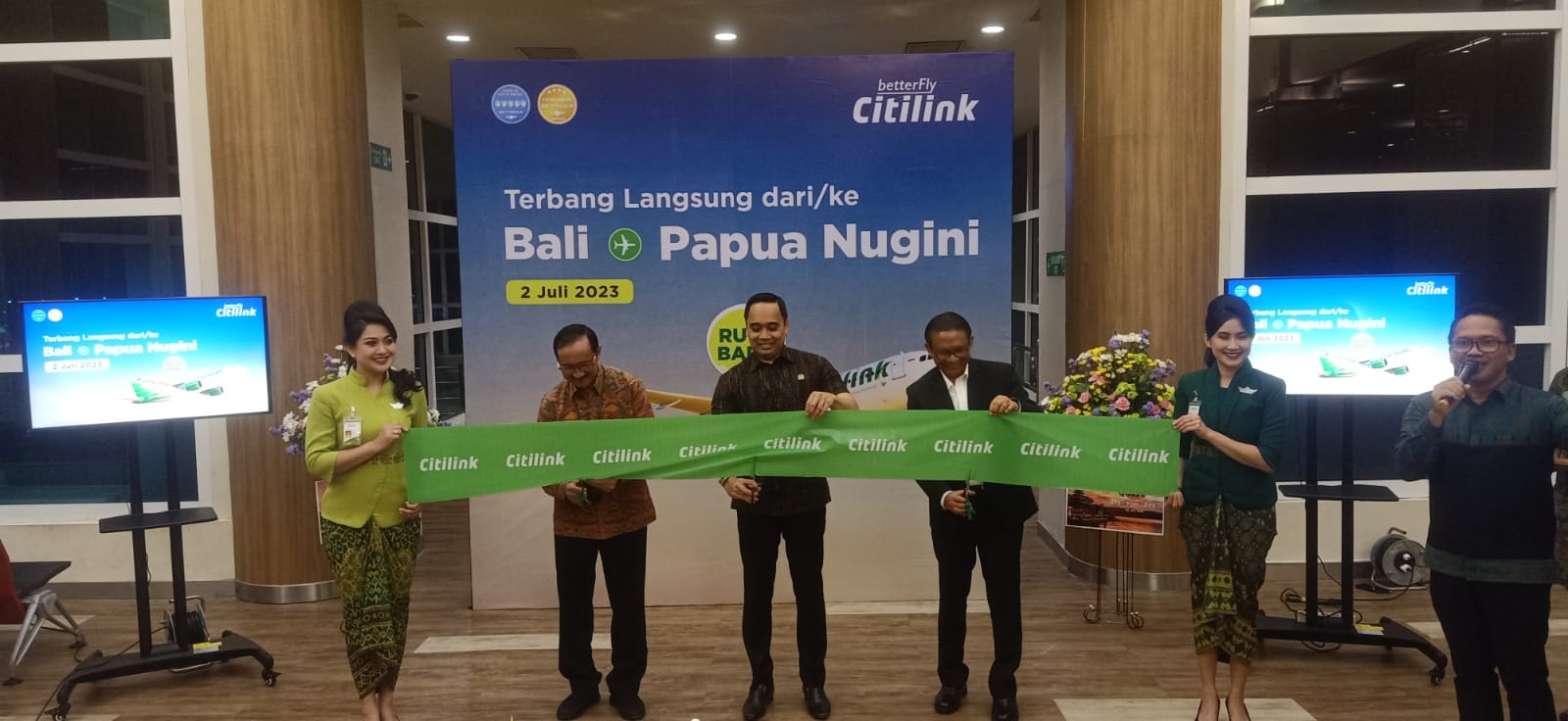 Putu Rudana Apresiasi Penerbangan Perdana Citilink Rute Bali Papua