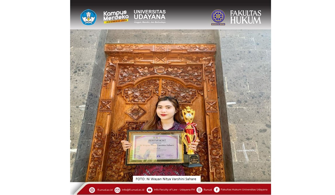 Sangat Membanggakan Mahasiswa Fh Unud Raih Juara 2 Lomba Cipta Cerpen