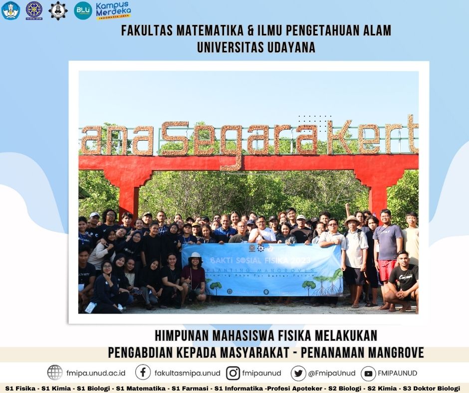 Himpunan Mahasiswa Fisika Melakukan Pengabdian Kepada Masyarakat Berupa Penanaman Mangrove