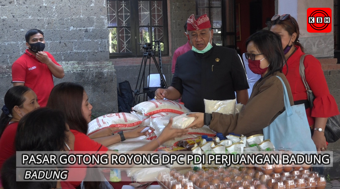 Sediakan Sembako Hingga Kuliner Pasar Gotong Royong Pdi Perjuangan