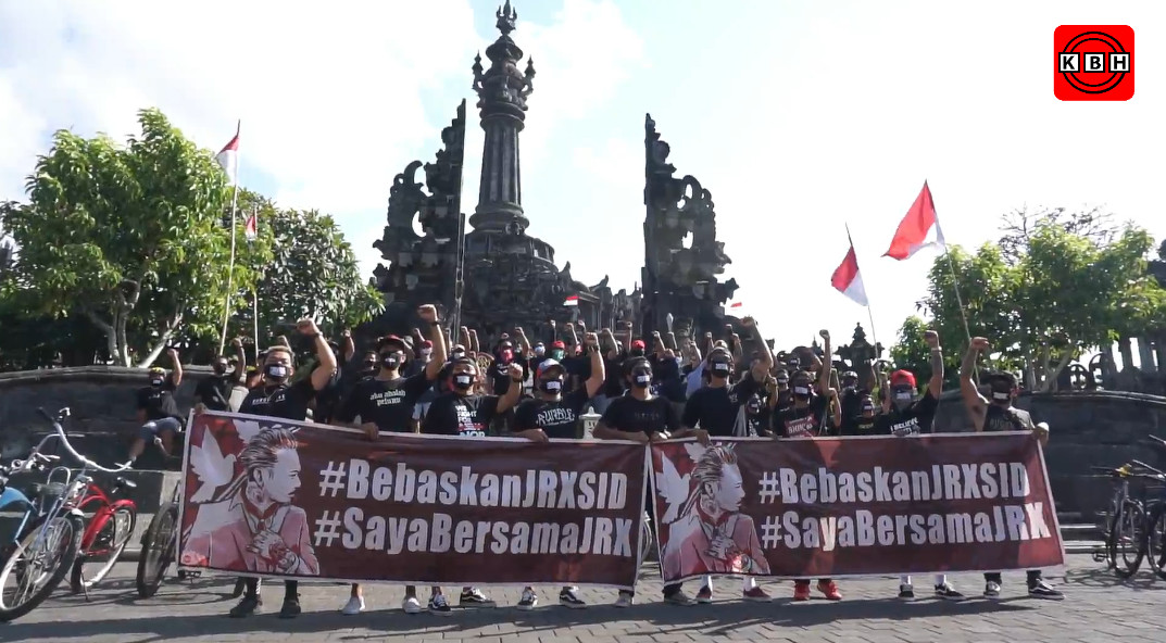 Aksi Damai Komunitas Sepeda di Bali, Support JRX SID
