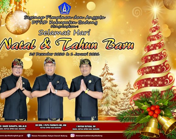 Pimpinan DPRD Badung Sampaikan Ucapan Natal dan Tahun Baru 2021-kabarbalihits