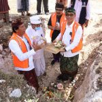 Rektor Unud Lakukan Peletakan Batu Pertama Pembangunan Gedung Dekanat Fakultas Kelautan dan Perikanan
